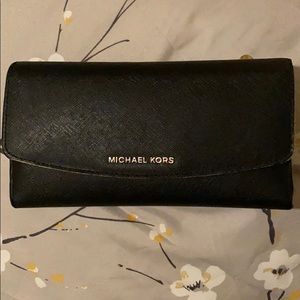 Michael Kors Flap Wallet- Leather